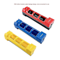 Miniatyrbillede 3 af 4: ABS Plast Fiske Stang Stang Holder Fiskeboks Fiske Stang Støtte Holdbar Rør Montering Beslag Stikkontakt Stativ Båd Tilbehør-rød