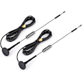 Miniatyrbilde 4 av 8: 4G LTE-antenne SMA-antenne 7dBi magnetisk base MIMO-antenne (2-pakning) for Vodafone O2 Three EE Huawei Netgear TP-Link 4G LTE-ruter Gateway Modem SMA(2 Pack)