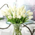 Miniatyrbilde 2 av 5: 30 stk Real-touch Kunstige Tulipan Blomster Hjem Bryllupsfest Dekor