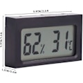 Miniatyrbild 5 av 5: Elektronisk temperaturhygrometer termometer digital inomhus hygrometer för hem för kontor
