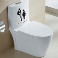 Pikkukuva 4 / 5: WC-tarrat Irrotettavat WC-istuimen kylpyhuoneen ovi Wc-kyltti