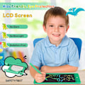 Miniatyrbild 2 av 7: LCD-ritplatta, Doodle Board-leksaker, presenter för 3-8 år gamla flickor pojkar, 10 tum färgglad elektronisk ritplatta för barn, presenter för småbarn Wonderful Green 10 Inch