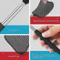 Pikkukuva 4 / 5: Retractable Fly Swatter (musta + punainen), Retractable Fly Swatter, Kestävä ja tukeva teleskooppikahva, Kevyt manuaalinen tuholaistorjunta