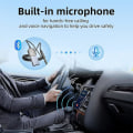 Pikkukuva 5 / 5: Bluetooth-lisälaite, Bluetooth-langaton vastaanotin, sisäänrakennettu mikrofoni Aux-in handsfree-puheluihin, Plug & Play, automaattinen käynnistys auton kaiuttimelle