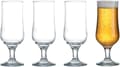 Tulip Pack med 4 stjälkade ölglas, 35 CL Transparent