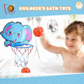 Miniatyrbild 3 av 6: Sinnesleksak för Bebisar Bad Basketbollskorg för 1 2 3 År Gammal Leksak Presenter till Barn Småbarn Pojkar Flickor Ålder 1 2 3 4 Leksaker Basketbollskorg Leksak 1-4 År elephant