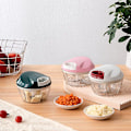 Miniatyrbillede 3 af 3: Håndtræk Pro Løghakker, Håndholdt Snor Madprocessor/mixer/blender Til Grøntsager, Hvidløg, Kød