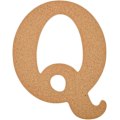 Miniatyrbild 1 av 7: Obehandlad bokstav i trä, 8\" träyta perfekt för DIY-konst- och hantverksprojekt, 63596, 8 tum Q 8 inch
