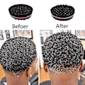 Miniatyrbild 2 av 3: En förpackning kort hår twist svamp stora hål hårborste svamp twist våg frisör verktyg för dreads afro locs twist curl