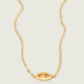 Miniatyrbilde 4 av 6: Armbånd for kvinner 14K gullbelagt kjede delikat smykke søtt for jenter Evil Eye A 2 Layer Satellite Chain