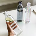 Pikkukuva 4 / 5: 500 ml:n vesipullo aikamerkinnällä ja liukuestokannella, uudelleenkäytettävä kirkas lasinen juomavesipullo toimistoon, kuntosalille, ulkoiluun