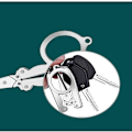 Miniatyrbilde 5 av 5: Rustfrie stålsaks, sammenleggbare saks, bærbare sammenleggbare reisesaks i metall for papirhåndverk, sying (4 stk, sølv)