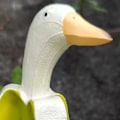 Pikkukuva 5 / 5: Luova banaani ankan patsas, puutarhan koristelu, kodin pöydän koristelu