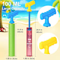 Miniatyrbild 3 av 6: Vattenpistoler för Pool, 4-pack, 12 Meter Räckvidd, Strandleksaker för Sommarfest, Utomhusleksaker för Pojkar, Flickor, Vuxna och Barn 3-12 År Red+yellow+green Power Handle*3