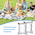 Miniatyrbild 6 av 7: Hopfällbara vattenbehållare för camping 10L 6 st PE Vattenbärare Ingen läcka Lätt att bära Fyll Vattenförvaringsväska för utomhuscamping Vandring Nödläge Sliver