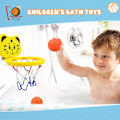 Miniatyrbild 4 av 7: Basketbollskorg Badleksak för 1-3 Åriga Bebisar Badleksak 6 12 Månader Basketbollskorg Leksaks Gåvor 2 3 4 Basketboll Vattenspel Badleksaker Set Present till Bebis tiger