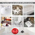 Miniatyrbillede 5 af 5: Ful Toilet Unbr Med 2 Suct S, Afløbsrensning Til Bad