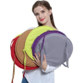 Miniatyrbild 4 av 8: Färgglada inomhus/utomhus stolsdynor runda sittdynor trädgård uteplats hemkuddar - diameter 30cm/38cm, uteplatsmöbler kuddfodral, runda sittdynor Green 30cm