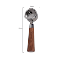 Pikkukuva 4 / 5: Delonghi-kahvinkeittimen pohjaton suodatinpidike 51 mm, kahvitarvikkeet D