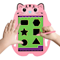 Miniatyrbilde 4 av 5: 8,5\" Søt Katt Farge Lcd Skrivetavle (rosa), Grafisk Tavle, Tegnetavle For Barn, Bærbar Slettbar Skrivetavle, Tall Tegnetavle For Gutter A