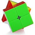 Miniatyrbillede 2 af 4: 2x2 Rubiks terning 3D puslespil Fidget terning Stressaflastning Fidget legetøj Hjernegymnastik Rejselegetøj til voksne og børn fra 8 år+