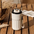 Miniatyrbild 4 av 5: Kaffekopp Resemugg, 316 Rostfritt Stål Vakuumisolerad Kopp, LED Touch Screen Termometer, Smart Kopp Förseglad Flaska 410ml (Svart) black