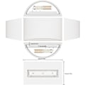 Miniatyrbillede 5 af 8: LED væglamper indendørs moderne hvid gips væg vask lys 7W varm hvid LED væglampe op og ned væglampe til stue, soveværelse, gang (G9