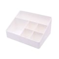 Miniatyrbillede 5 af 5: Hjemmearrangør Sengearrangør Makeup Opbevaringshylde Og Displayboks - 6 Rum (hvid)