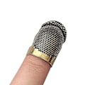 Miniatyrbillede 2 af 3: 2 stk. sy-fingerbøl, retro sy-fingerbøl fingerbeskytter skærm fingerbøl nål x