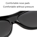 Miniatyrbilde 2 av 2: Fit Over Hd Kjøreglass For Menn, Kvinner - Anti Glare Polariserte Wraparos