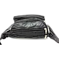Pikkukuva 5 / 7: ODS:UK® Aito nahkainen vyölaukku Matkustaminen Loma Lompakko Vyölaukku Musta Vaihda BUMBAG Black