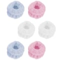 Miniatyrbillede 1 af 5: Vaskebånd Mikrofiber Håndled Vask Håndklæde Bånd Vask Ansigt Mikrofiber Vaskebånd Scrunchies Manchetter Til Spa Yoga Sports Bruser (6stk, Multifarvet)