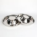 Miniatyrbillede 2 af 5: 2 rustfrie stålskåle til langsom fodring af hunde, hvalpefravænningssål kan bruges til flere hvalpe til at spise vand og hvalpeskåle (30*3,2cm)