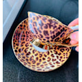 Miniatyrbillede 4 af 8: ® YBK Tech Euro Style Bone China Kop & Underkop Sæt, Keramisk Te- og Kaffe Kop til Hjem Køkken Bryllup (Leopard Mønster) Leopard Pattern
