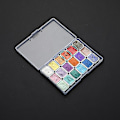 Miniatyrbillede 1 af 3: 6 farver, 12 farver, 18 farver Perlemorsvandfarve Pigment Solid Vandfarve