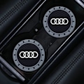 Pikkukuva 2 / 7: Audi-auton kuppialunen, juomatelinealunen Audi A1 A3 RS3 A4 A5 A6 A7 RS7 A8 Q3 Q5 Q7 R8 -autoihin, liukumaton automaattikuppitelineen sisäalunen, auto #NAME?