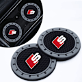 Miniatyrbild 1 av 7: Audi S-Line Bilkoppshållare, Dryckeshållare för Audi S-Line S1 S4 S3 S4 S5 S6 S7 S8 SQ4 SQ5 SQ7 SQ8, halkfria bilkoppshållarinsatser #NAME?