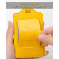 Miniatyrbild 3 av 8: 3-pack bagageetiketter för resväskor, bagageetiketter, resetiketter för bagage, starka, PU-läder, hållbara, synliga, resetillbehör, gula Yellow 2.7 x 4.2 inch/6.8 x 10.7 cm