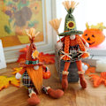 Miniatyrbild 5 av 5: 2-pack höstdekorationer för hemmet, Thanksgiving-tomtar, dekorationer, skandinavisk älvdekor