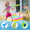 Miniatyrbild 2 av 6: Vattenpistoler för Pool, 4-pack, 12 Meter Räckvidd, Strandleksaker för Sommarfest, Utomhusleksaker för Pojkar, Flickor, Vuxna och Barn 3-12 År Red+yellow+green Power Handle*3