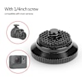 Miniatyrbild 3 av 5: Mini snabbkopplingsplatta i aluminiumlegering för Manfrotto Compact Action Tripod (röd)
