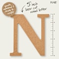 Miniatyrbild 2 av 7: Obehandlad bokstav i trä, 5\" träyta perfekt för DIY-konst- och hantverksprojekt, 63567, 5 tum N 5 inch