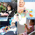Miniatyrbilde 6 av 8: Montessori-leker, Silikon Trekk-snor Aktivitetsleke, Sansestimulerende Leker for Småbarn, Reiseleker for Babyer, Tidlig Utvikling Baby Leker Finmotorikk