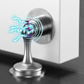 Miniatyrbild 1 av 5: Magnetisk dörrspänne i rostfritt stål, självhäftande dörrspänne, kraftigt magnetiskt dörrspänne, starkt magnetiskt golvdörrspänne, väggmonterat dörrspänne