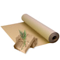 Miniatyrbild 1 av 5: Biologiskt nedbrytbart & Återvinningsbart - Multifunktionell presentpappersrulle med en Premium & Rustik Finish - Idealisk för presentinslagning, paketpackning, konst & hantverk