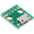 Pikkukuva 4 / 5: Haljia Micro Usb - Dip-sovitin 5-nastainen naarasliitin tyyppi B Pcb-muunninmoduulilevy (4 kpl)