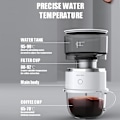 Miniatyrbillede 2 af 5: Mini kaffebrygger bærbar kaffemaskine enkel servering kop dryp kaffemaskine