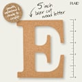 Miniatyrbillede 6 af 6: 5\" Ubehandlede træbogstaver til kunst og håndværk DIY-projektpakke, produktnumre 63567 og 63558 N + Letter, 63558 5 inch
