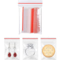 Miniatyrbillede 3 af 7: 100 stk Små Plastikposer Forseglbare Ziplockposer 13 x 9cm Grip Seal Poser Klar Plastikposer  Transparente Polythenposer til Køkken Ar