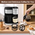 Miniatyrbillede 4 af 7: 2-pak genanvendeligt kaffefilter til 8-12 kopper til Hamilton Beach kaffemaskiner - Permanent erstatningsfilter passer til de fleste 2 PCS